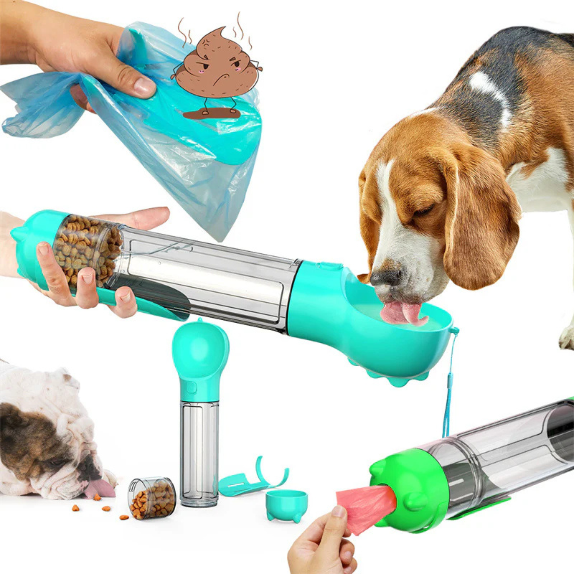 GenioCasa Multipurpose Bottle for Dogs 500ML