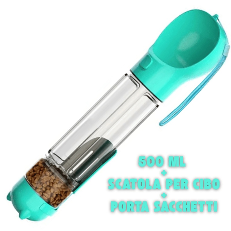 GenioCasa™ Bottiglia Multiuso 3 in 1 per Cani 500ML